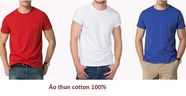 May đồng phục áo thun cotton