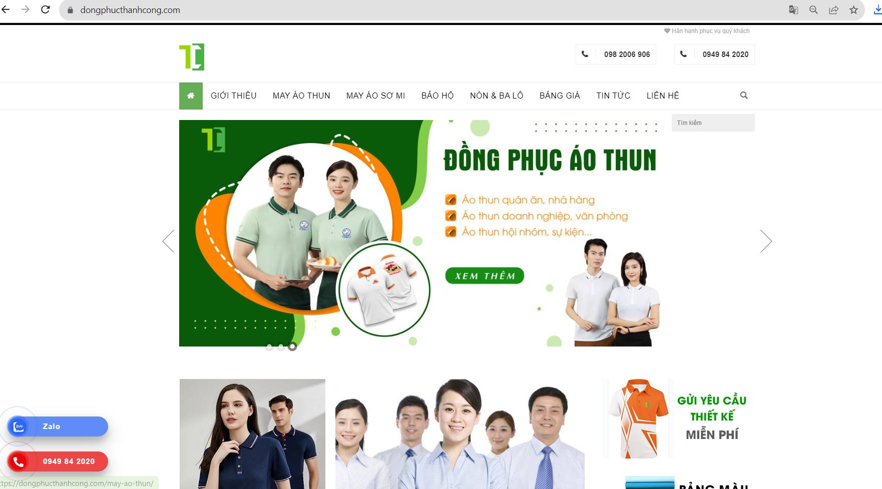 Dịch vụ may áo đồng phục quận Gò Vấp