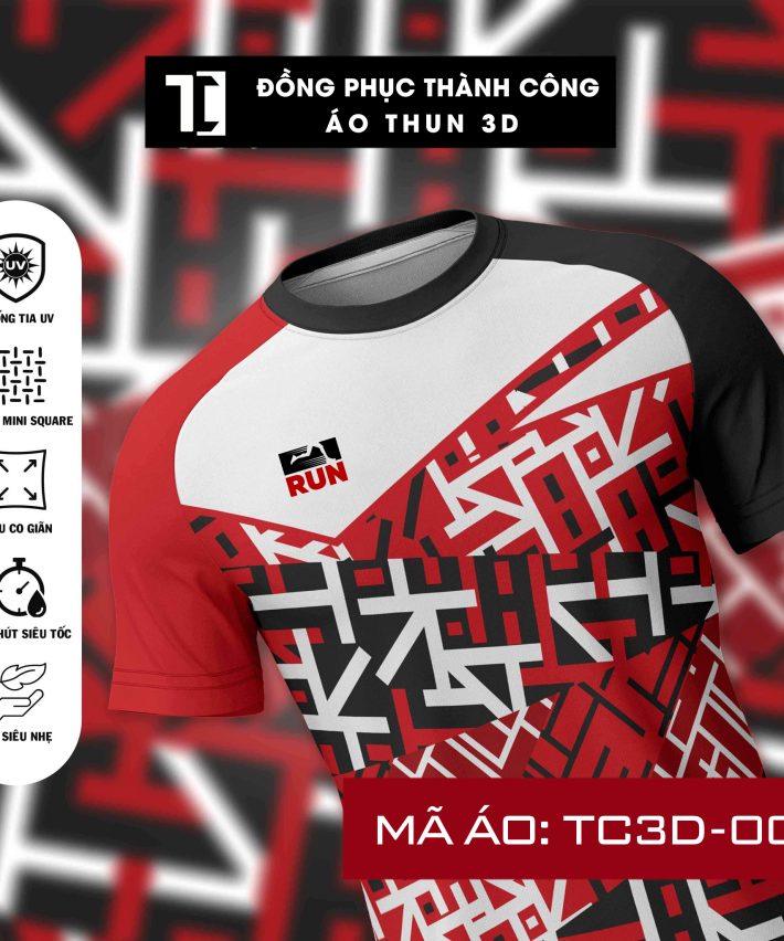 Áo thun đồng phục 3D TC3D-002