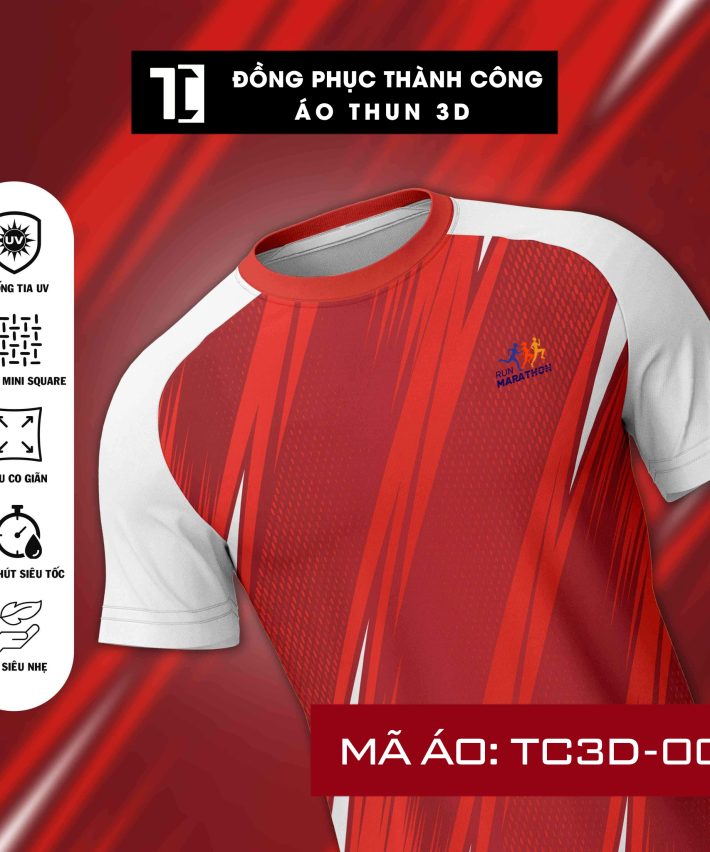 Áo thun đồng phục 3D TC3D-003