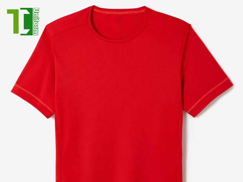 Công Ty May Đồng Phục Thành Công | May áo thun đỏ nam đồng phục đẹp, nổi bật, giá xưởng áo thun đỏ nam