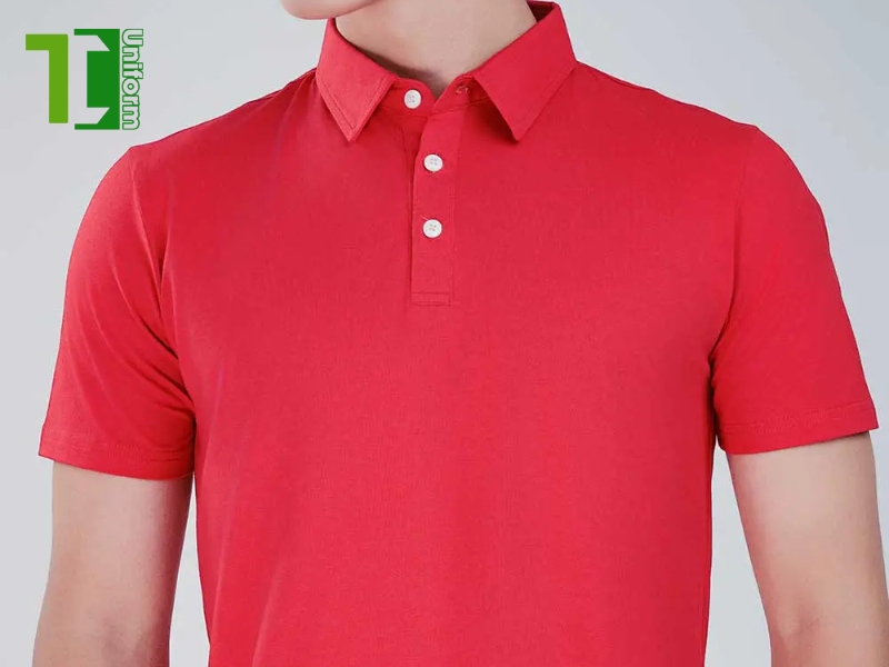 Công Ty May Đồng Phục Thành Công | May áo thun đỏ nam đồng phục đẹp, nổi bật, giá xưởng áo thun đỏ nam