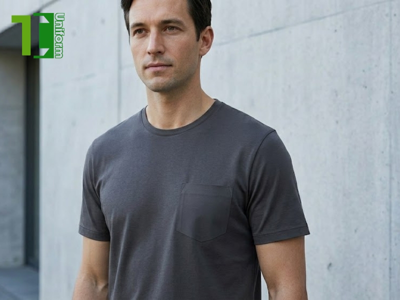 Công Ty May Đồng Phục Thành Công | Top 6+ mẫu áo thun nam có túi cao cấp phong cách cho quý ông thời thượng áo thun nam có túi cao cấp